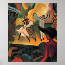Ballettbusse, russisches Ballett mit August Macke