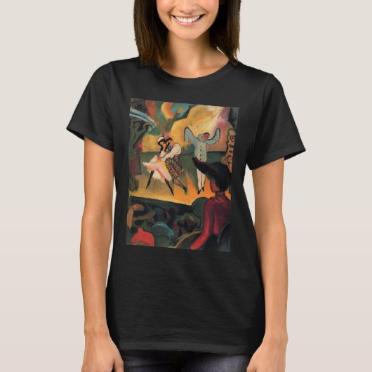 Ballettbusse, russisches Ballett mit August Macke T-Shirt (Vorderseite)