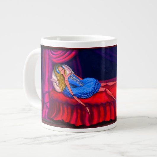 BALLETTE SCHÖNHEIT TASSE, BaLLERINA Jumbo-Tasse (Vorderseite Links)