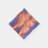 BALLETTENSCHUHE PAPIER NAPKINS SERVIETTE (Ecke)