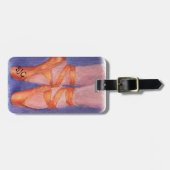 BALLETTENSCHUHE PERSONALISIERTER GEPÄCKTAG GEPÄCKANHÄNGER (Vorderseite horizontal)