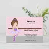 BallettErwägung Einladung (Stehend Vorderseite)