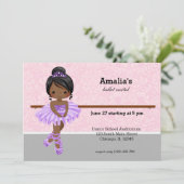 BallettErwägung Einladung (Stehend Vorderseite)