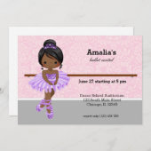 BallettErwägung Einladung (Vorne/Hinten)