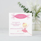 BallettErwägung Einladung (Stehend Vorderseite)