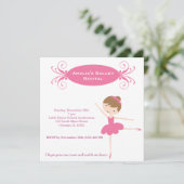 BallettErwägung Einladung (Stehend Vorderseite)