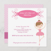 BallettErwägung Einladung (Vorne/Hinten)