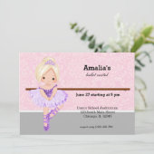 BallettErwägung Einladung (Stehend Vorderseite)