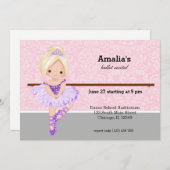 BallettErwägung Einladung (Vorne/Hinten)