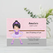 BallettErwägung Einladung (Stehend Vorderseite)