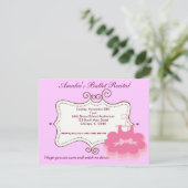 BallettErwägung Einladung (Stehend Vorderseite)