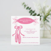 BallettErwägung Einladung (Stehend Vorderseite)