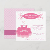 BallettErwägung Einladung (Vorne/Hinten)