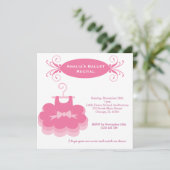 BallettErwägung Einladung (Stehend Vorderseite)