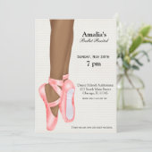 BallettErwägung Einladung (Stehend Vorderseite)