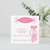 BallettErwägung Einladung (Stehend Vorderseite)