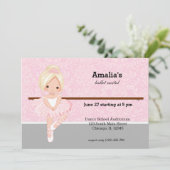 BallettErwägung Einladung (Stehend Vorderseite)