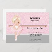 BallettErwägung Einladung (Vorne/Hinten)