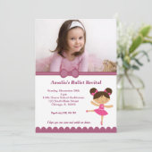 BallettErwägung Einladung (Stehend Vorderseite)