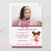 BallettErwägung Einladung (Vorne/Hinten)