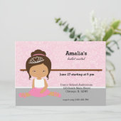 BallettErwägung Einladung (Stehend Vorderseite)