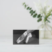 Ballettfüße Visitenkarte (Stehend Vorderseite)