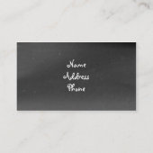 Ballettfüße Visitenkarte (Rückseite)