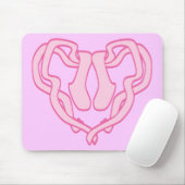 Ballettherz Mousepad (Mit Mouse)
