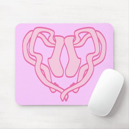 Ballettherz Mousepad (Mit Mouse)