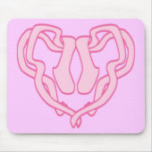 Ballettherz Mousepad (Vorne)