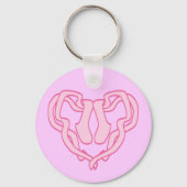 Ballettherz Schlüsselanhänger (Vorderseite)