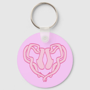 Ballettherz Schlüsselanhänger