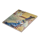 Ballettklasse, die Tanzsaal von Edgar Degas Fliese (Seite)