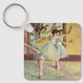 Ballettklasse, die Tanzsaal von Edgar Degas Schlüsselanhänger (Vorderseite)