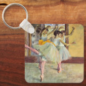 Ballettklasse, die Tanzsaal von Edgar Degas Schlüsselanhänger (Vorderseite)
