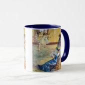 Ballettklasse, die Tanzsaal von Edgar Degas Tasse (VorderseiteRechts)