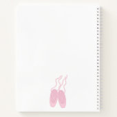 Ballettkleiderei - Weißer Hintergrund Notizblock (Rückseite)