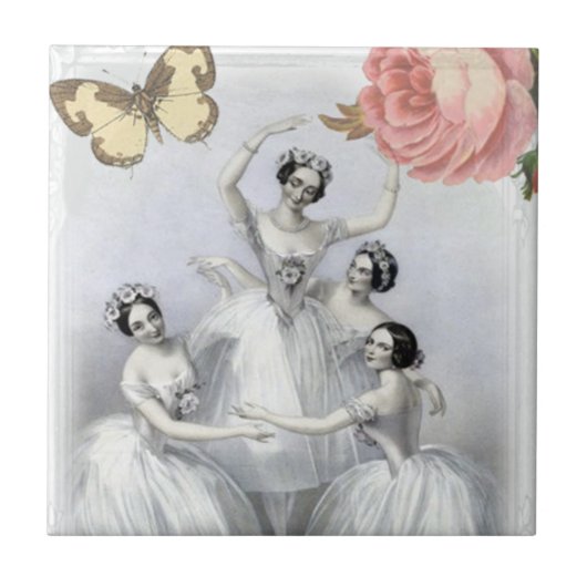 Ballettkorps Fliese (Vorderseite)