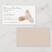 Ballettlehrer, Lehrer, Tanzakademie Visitenkarte (Vorne/Hinten)