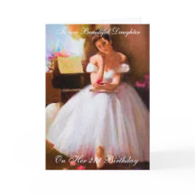 BALLETTLESUNG 21. GEBURTSTAGSKARTE