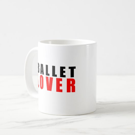Ballettliebhaber Kaffeetasse (Vorderseite Links)