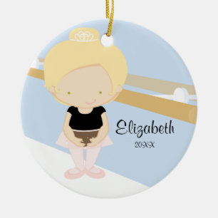 Ballettmädchen Ballett Tanz Weihnachtsdekoration Keramik Ornament