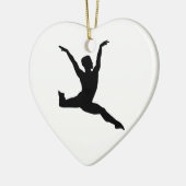 Ballettmann Keramik Ornament (Links)
