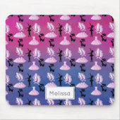 Ballettmuster mit Tanzkleid und Ballerina Mousepad (Vorne)