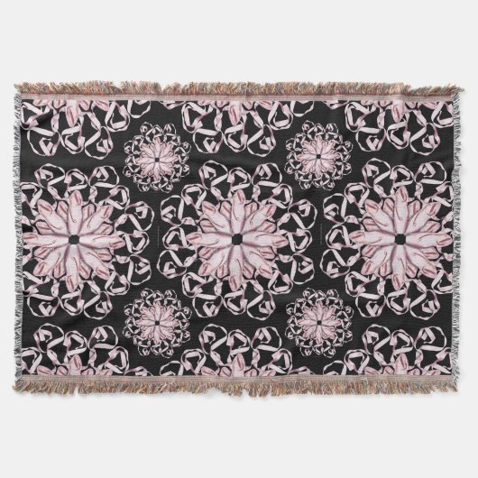 Ballettmuster (pink) decke (Vorderseite)