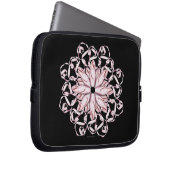 Ballettmuster (pink) laptopschutzhülle (Vorne Rechts)