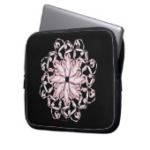 Ballettmuster (pink) laptopschutzhülle (Vorderseite Links)