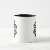 Ballettmuster (pink) Tasse (Zentrum)