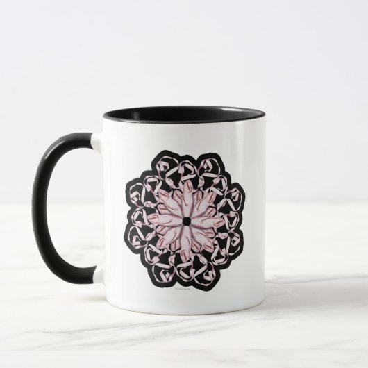 Ballettmuster (pink) Tasse (Links)