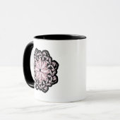 Ballettmuster (pink) Tasse (Vorderseite Links)